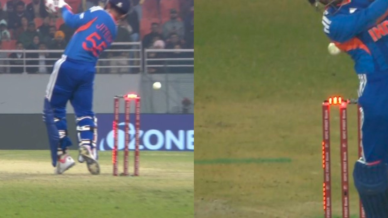 Jitesh Sharma survives freak moment. 