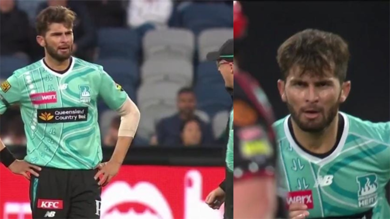 Shaheen Shah Afridi taken off attack.