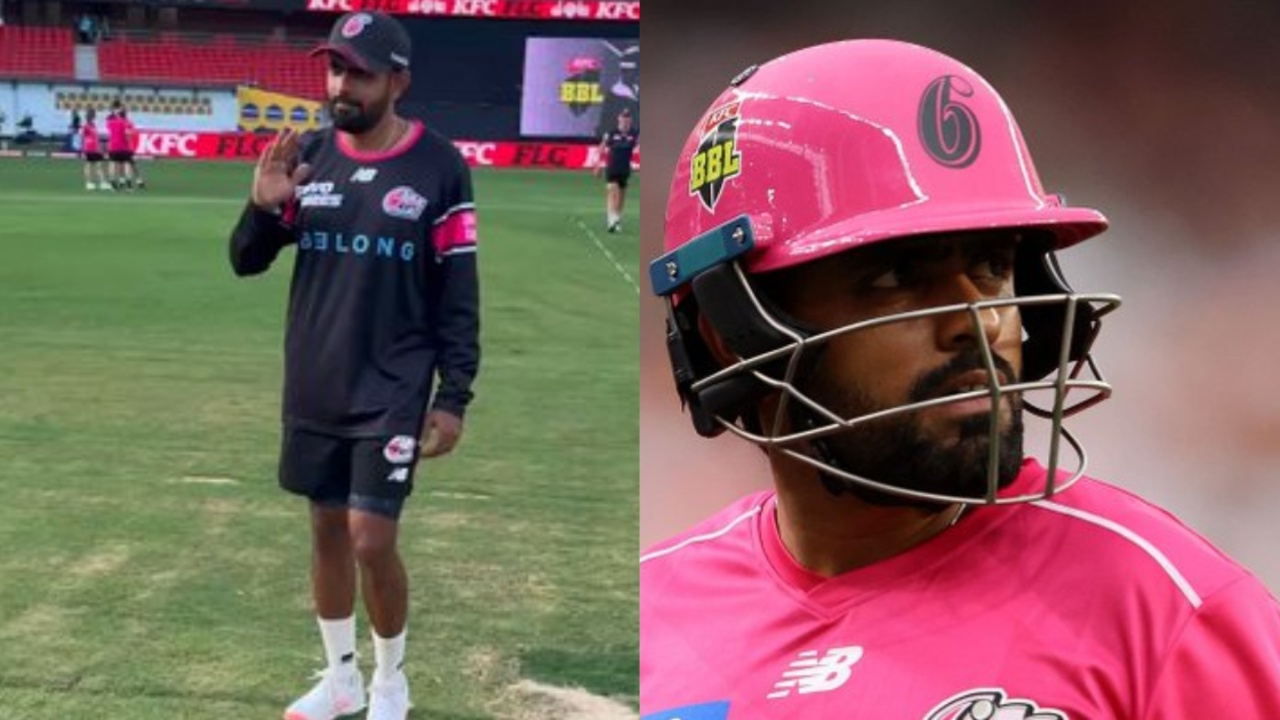 Former CSK player meets Babar Azam.