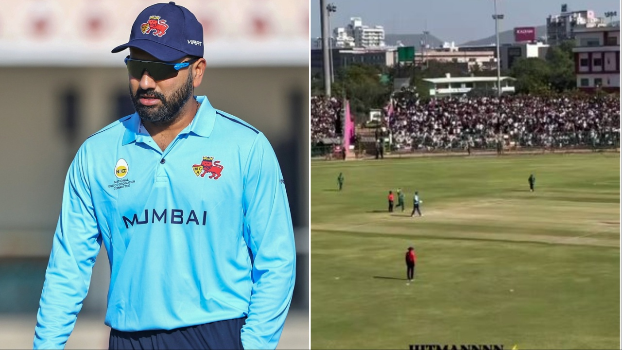 Rohit Sharma completes 62-ball century against Sikkim