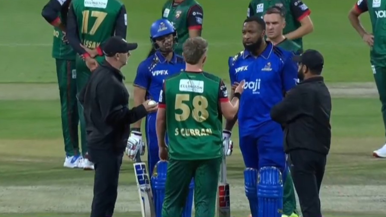 Usman Tariq bowled with illegal action to Kieron Pollard