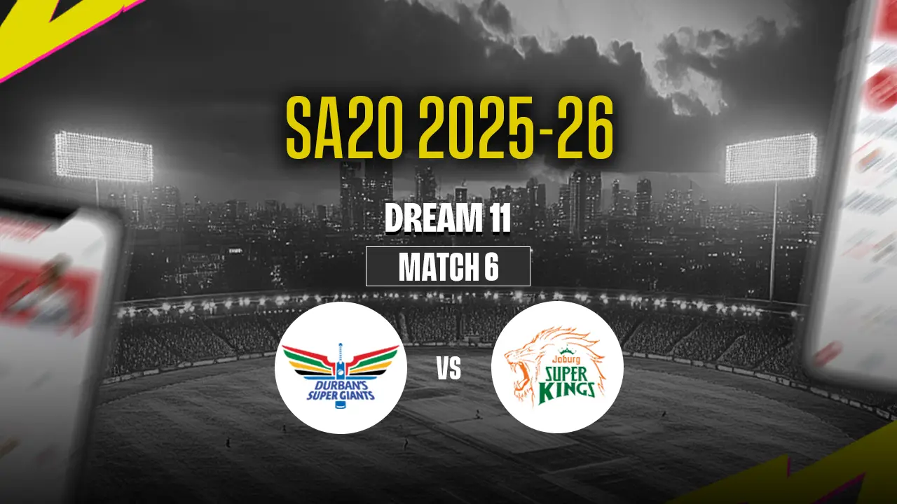 SA20 2025: DSG vs JSK Dream11 Prediction