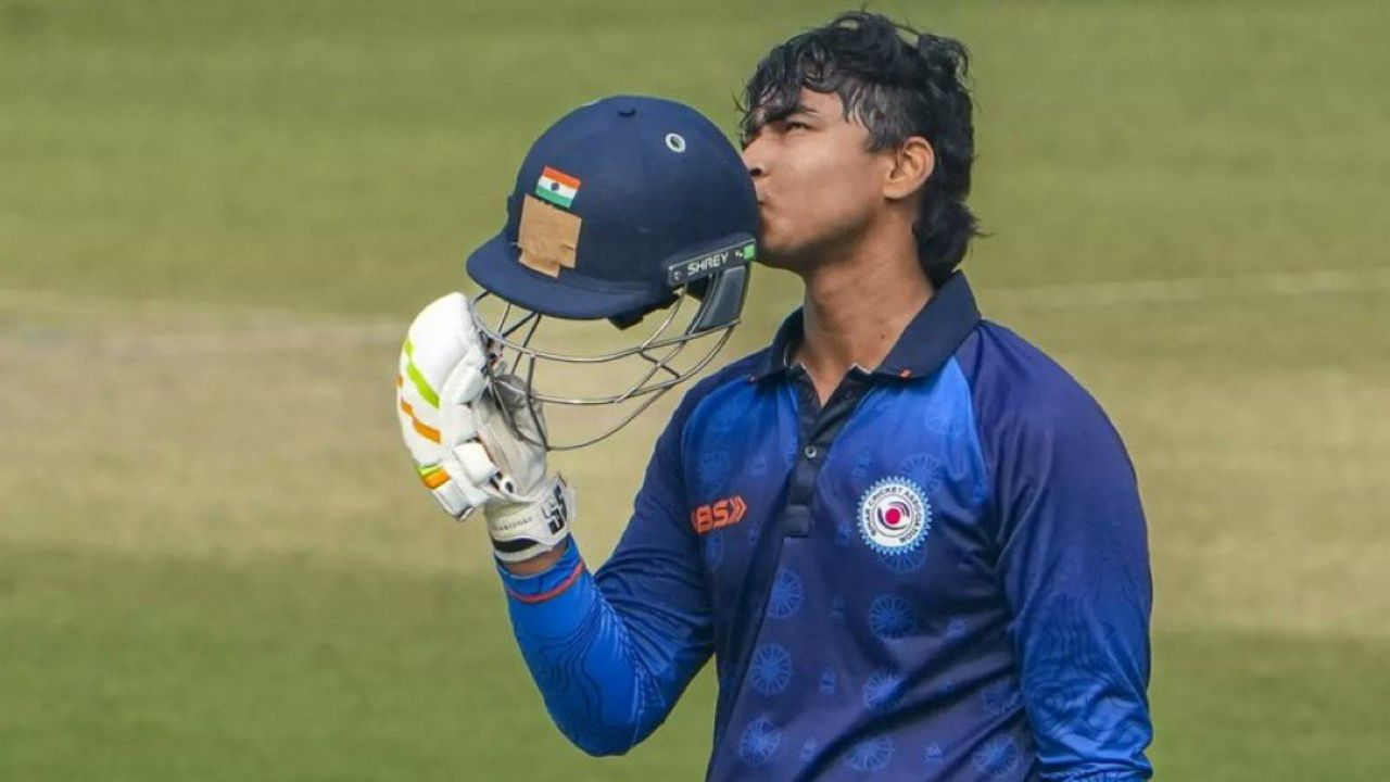Vaibhav Suryavanshi records Youngest List A century