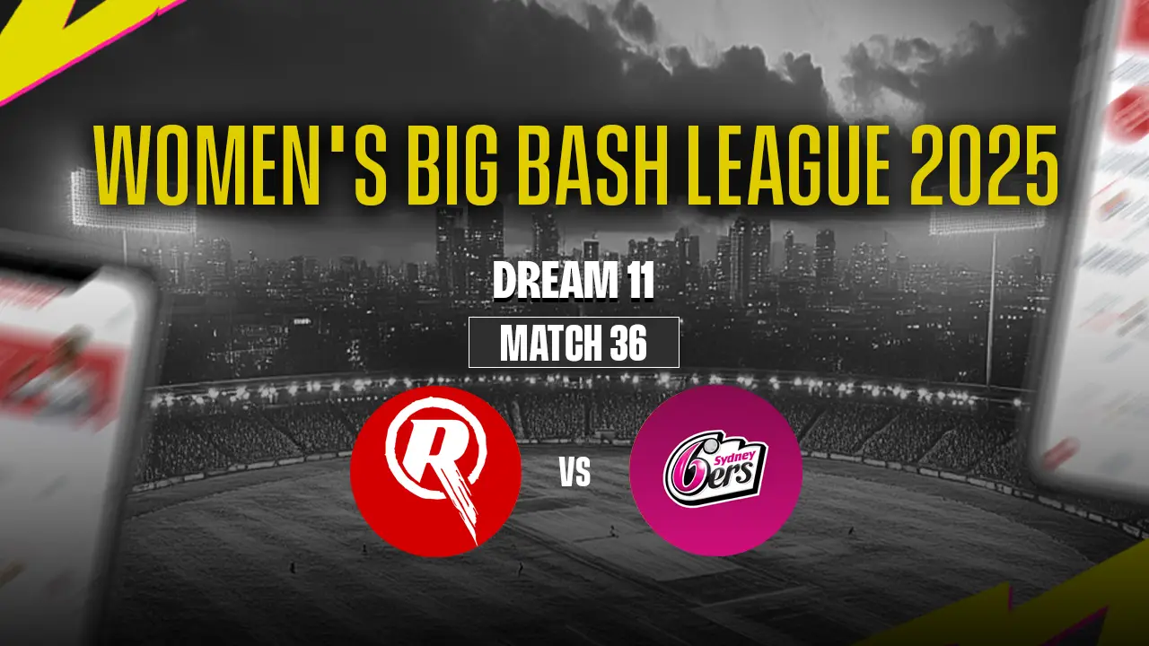 WBBL 2025: MR-W vs SS-W Dream11 Prediction 36th Match