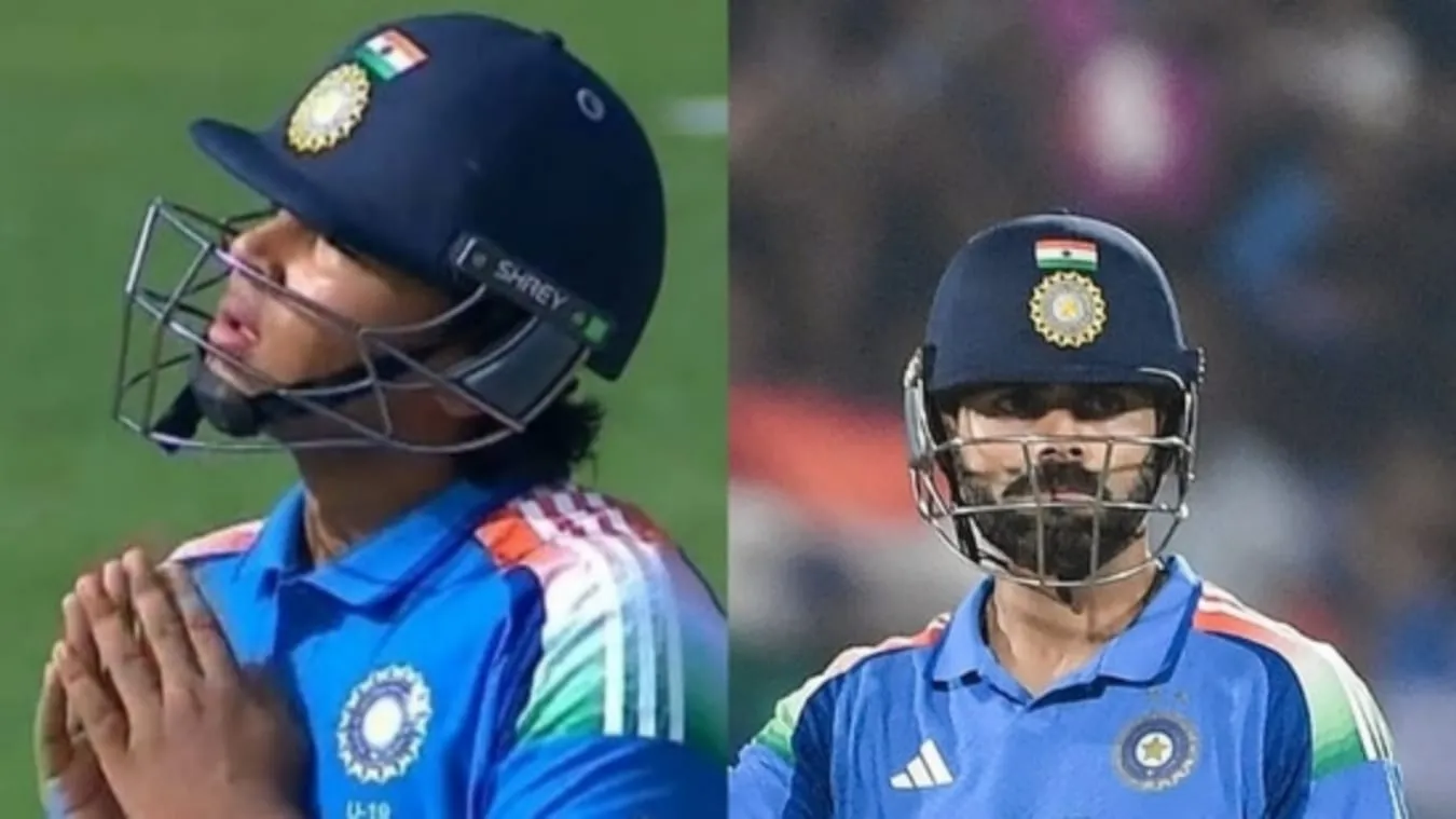 Vaibhav Suryavanshi and Virat Kohli