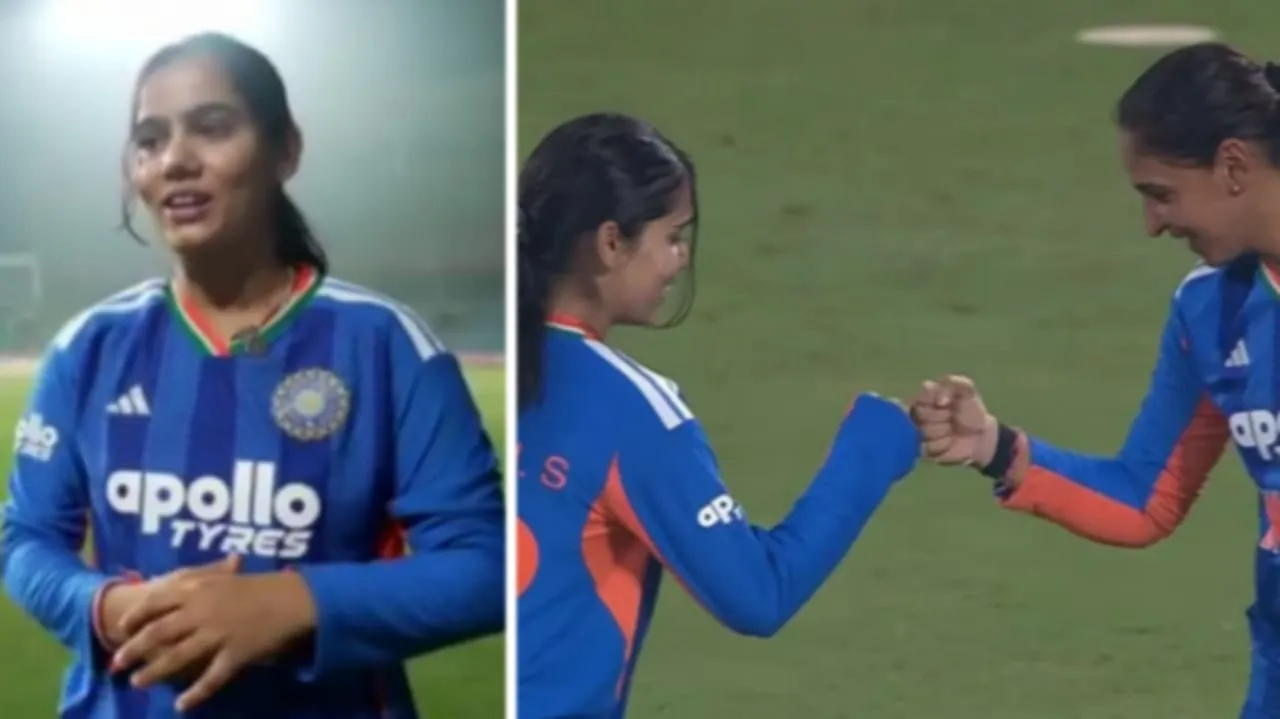Vaishnavi Sharma and Harmanpreet Kaur