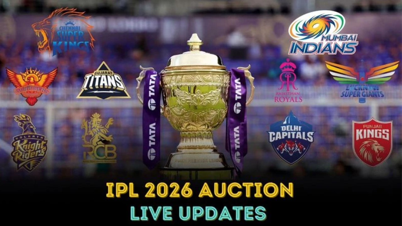 IPL 2026 mini auction Live updates