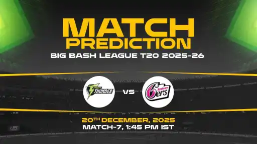 THU vs SIX 7th Match