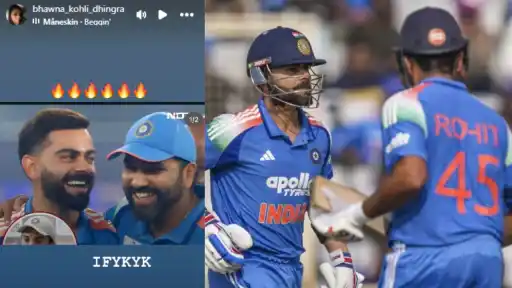 Kohli’s sister, Bhawna Kohli Dhingra, has set social media ablaze with a cryptic post featuring both Virat and Rohit.