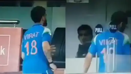 Virat Kohli ignores Gautam Gambhir in dressing room. 