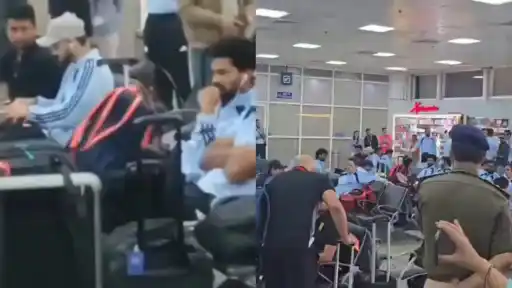 Virat Kohli shares serious conversation with selector Pragya Ojha.