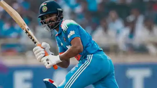 Ruturaj Gaikwad records his maiden ODI century.