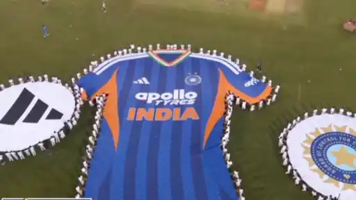 BCCI unveils India's official jersey for T20 World Cup 2026.