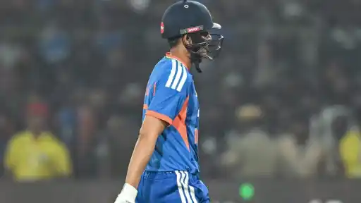 Shubman Gill's poor form in T20I continues.