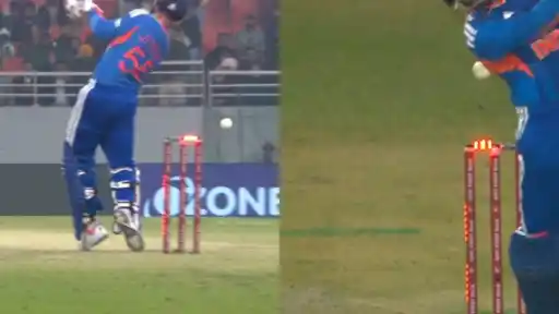 Jitesh Sharma survives freak moment. 
