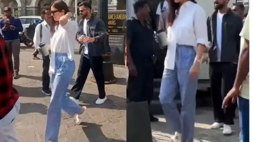 Virat Kohli travels to Alibaug with Anushka Sharma.