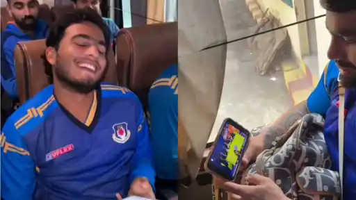 Prashant Veer's priceless reaction to being signed to CSK. 