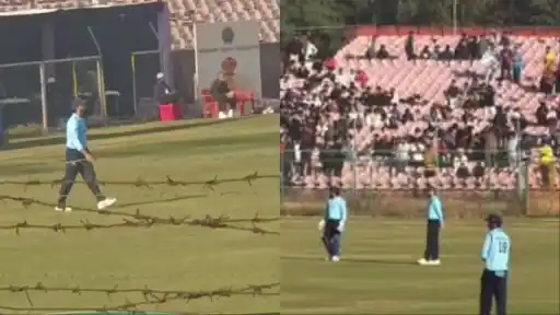 Rohit Sharma takes field in Mumbai vs Sikkim contest