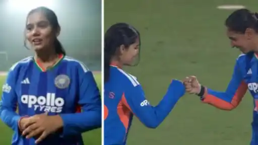 Vaishnavi Sharma and Harmanpreet Kaur