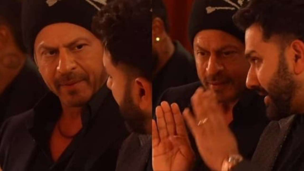 Rohit Sharma and Shah Rukh Khan 