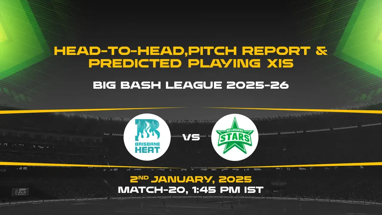 BBL 2025-26 Match 20: HEA vs STA