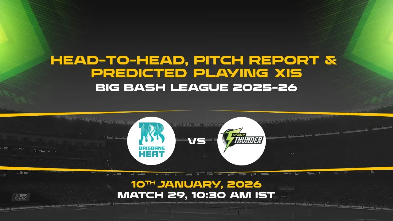 BBL 2025-26 Match 29: HEA vs THU