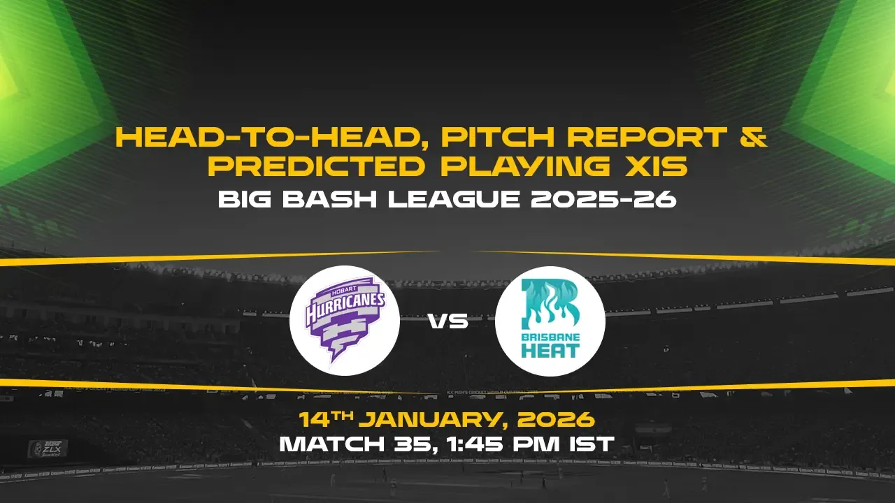 BBL 2025-26 Match 35: HUR vs HEA