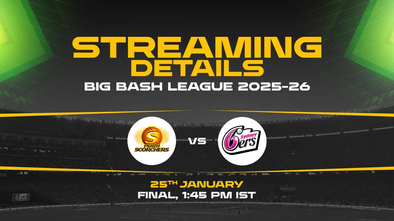 BBL 2025-26, Final Live Streaming Details