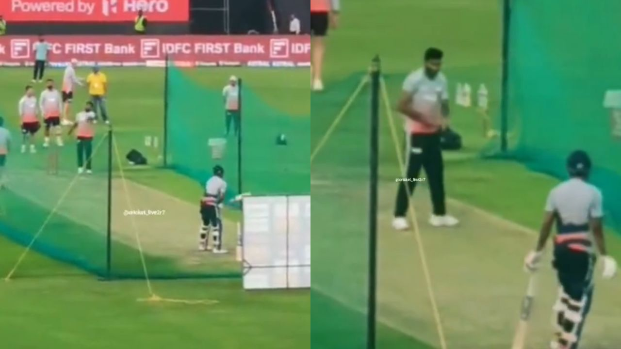 Bumrah bowled to Shreyas Iyer using a slightly different method, as he delivered the ball without taking a run-up