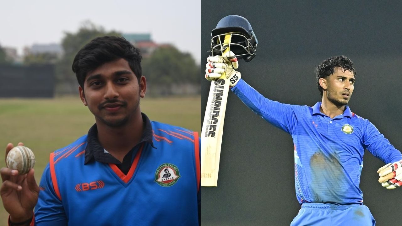 Darshan Nalkande claimed fifer to control Karnataka innings-Aman Mokhade slammed powerful century