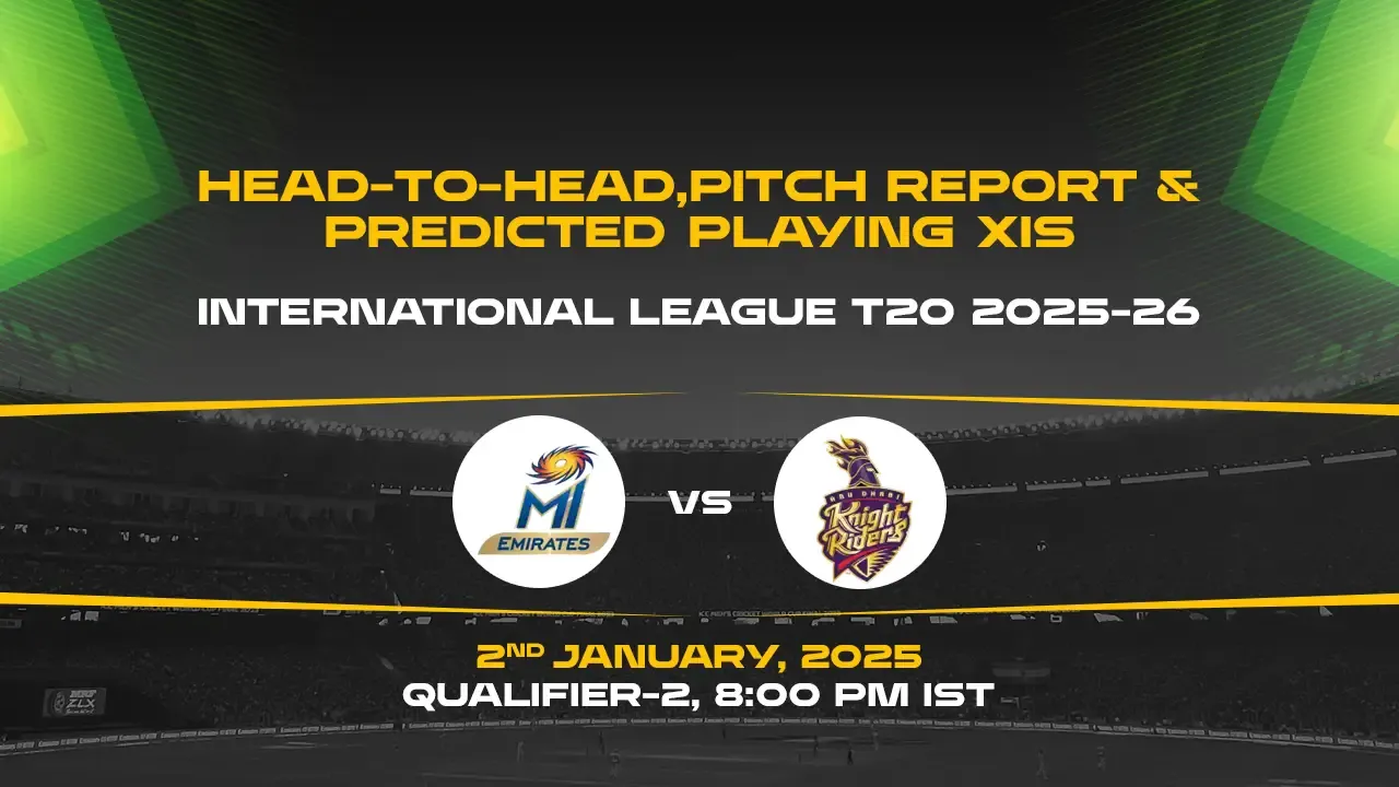 ILT20 2025-26 Qualifier 2: MIE vs ADKR 