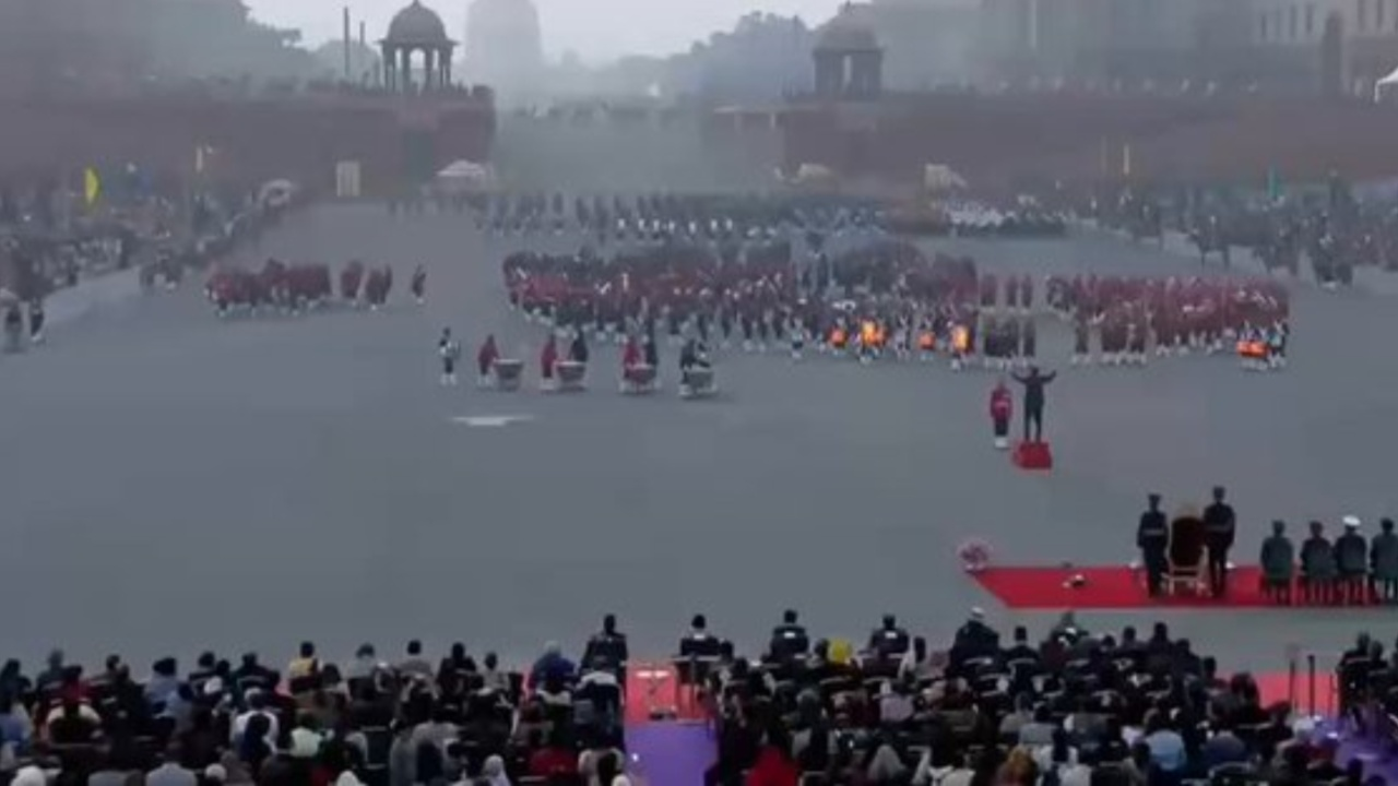 Beating Retreat’ ceremony pays tribute to India Women’s World Cup 2025
