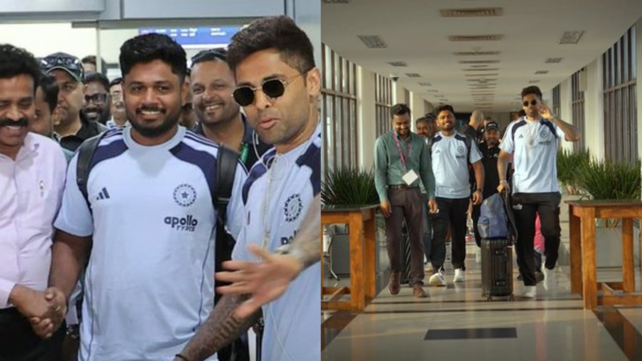 Suryakumar Yadav’s special welcome to Sanju Samson