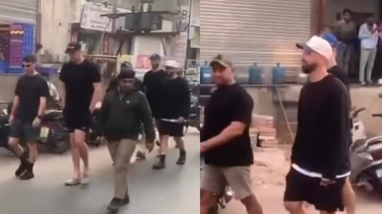 New Zealand Cricket Team Goes for a Morning Walk in Vadodara Ahead of IND vs NZ 1st ODI