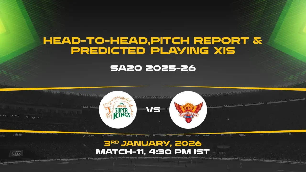 SA20 2025-26 Match 11: JSK vs SEC