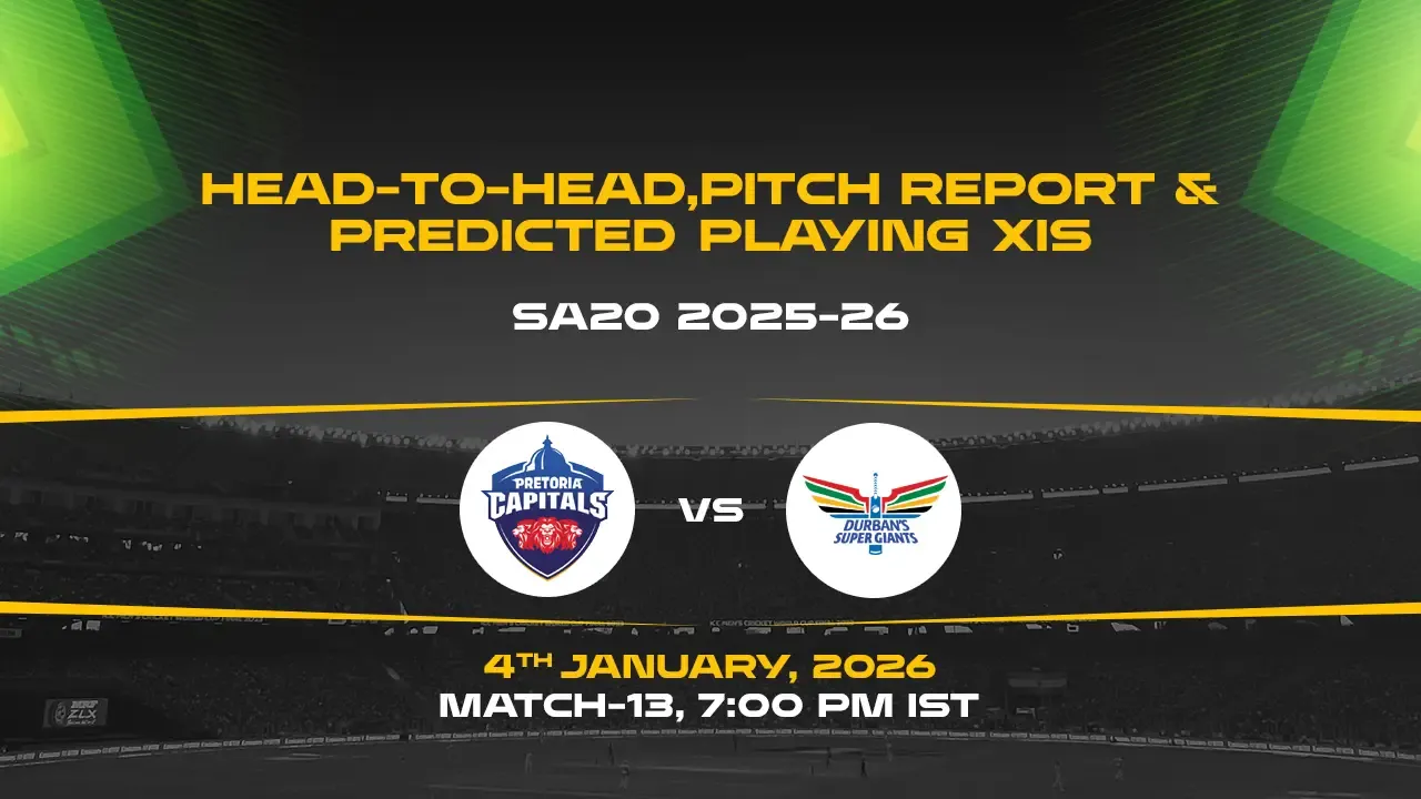 SA20 2025-26 Match 13: MICT vs PR