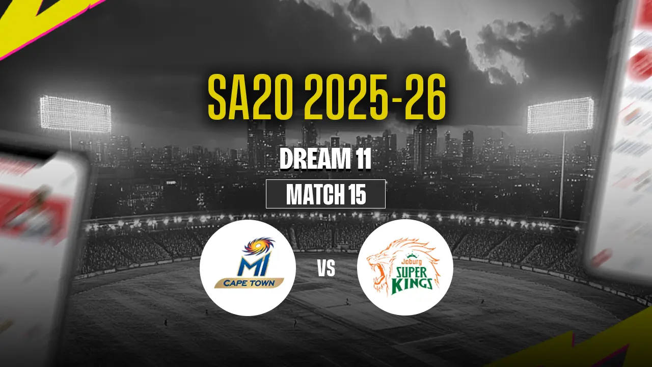 SA20 2025: MICT vs JSK Dream11 Prediction 15th Match