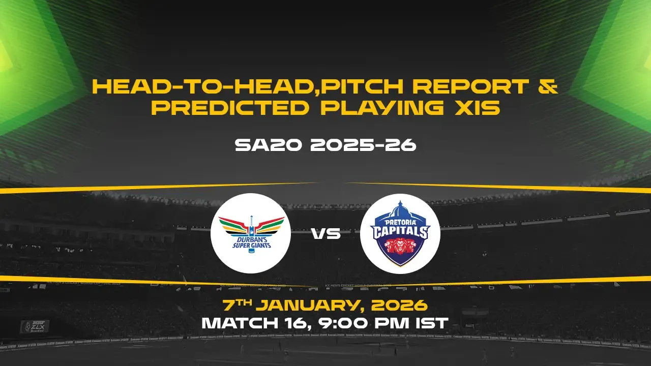 SA20 2025-26 Match 16: DSG vs PC