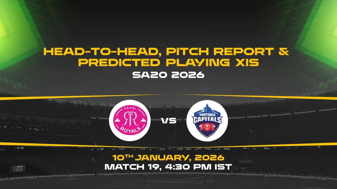 SA20 2025-26 Match 19: PR vs PC