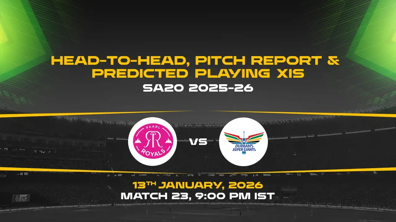 SA20 2025-26 Match 23: PR vs DSG 