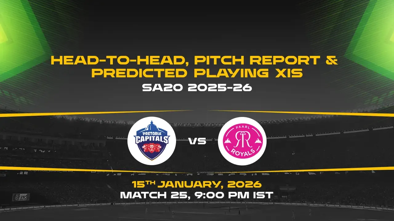 SA20 2025-26 Match 25: PC vs PR