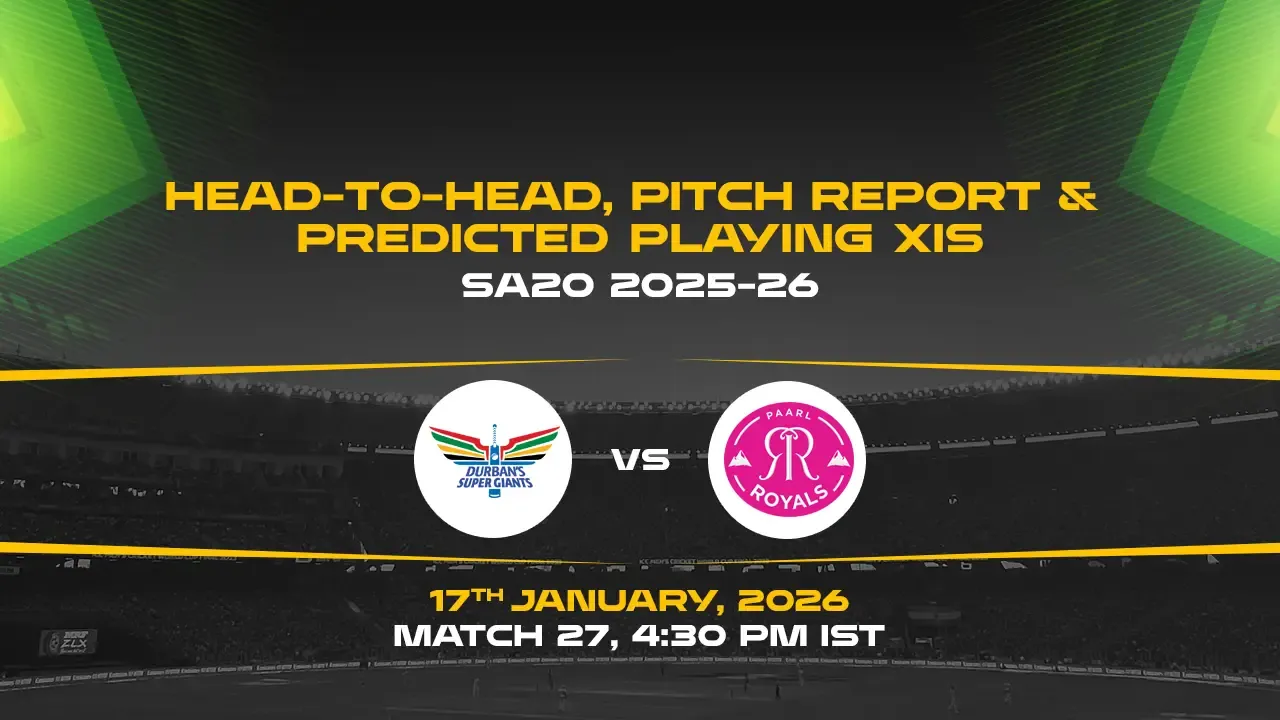 SA20 2025-26 Match 27: DSG vs PC 