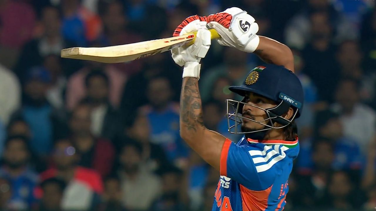 Watch: Ishan Kishan hit four on first ball of his comeback