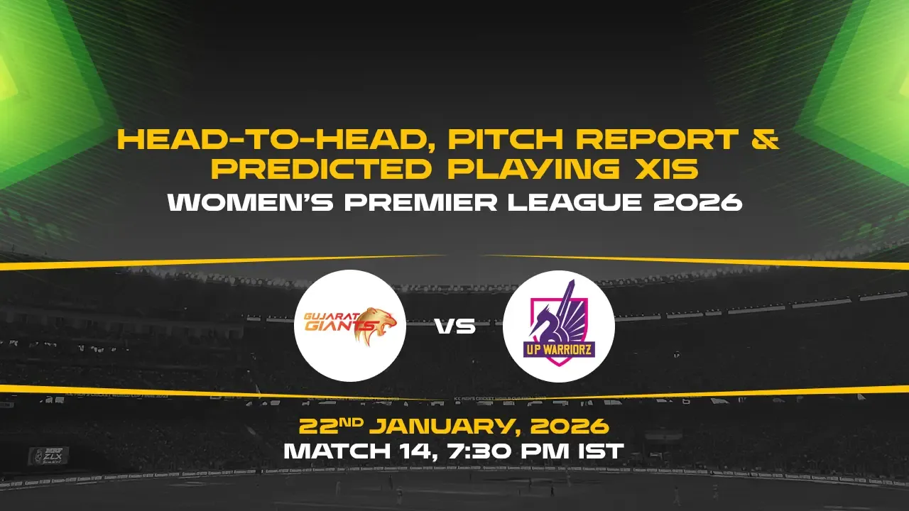 WPL 2026, Match 14: GGW vs UPW