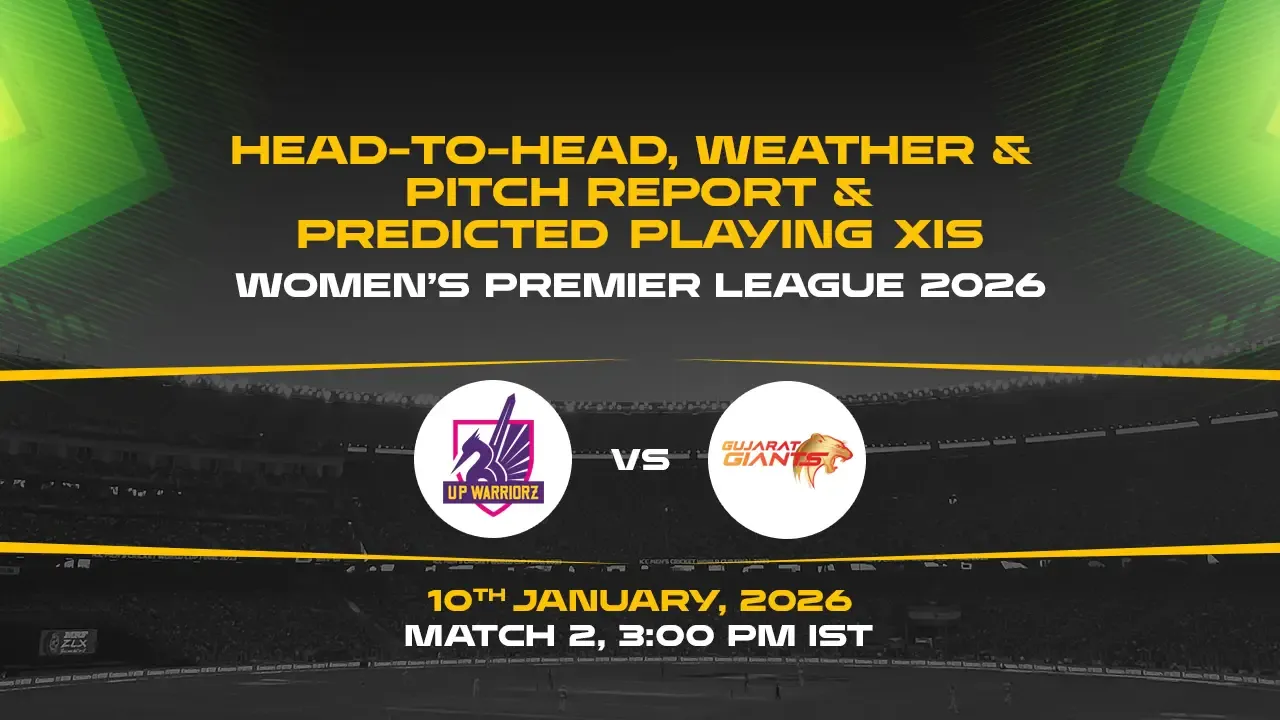 WPL 2026, Match 2: UPW vs GGW