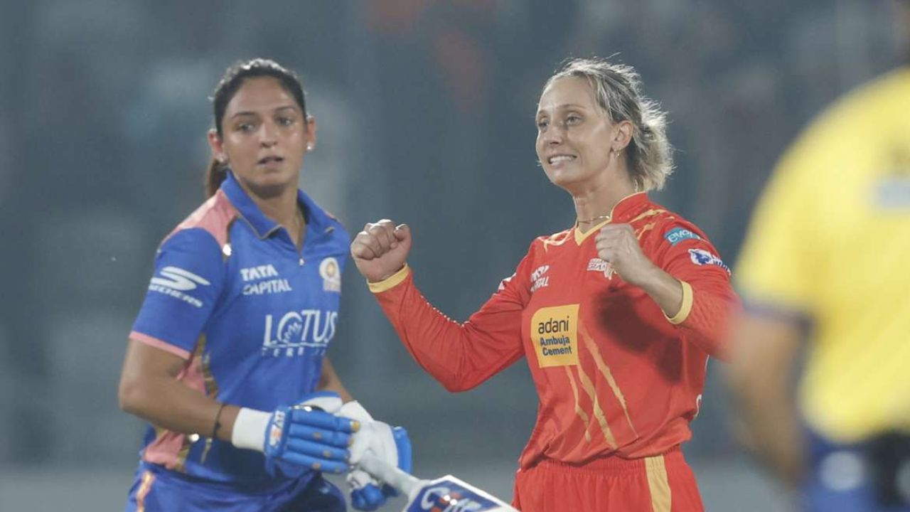 WPL 2026, Match 19: GG Women vs MI Women - Captain Harmanpreet Kaur fought hard