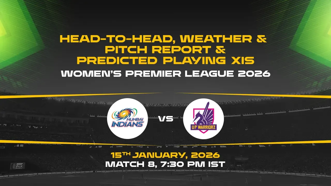 WPL 2026, Match 8: MIW vs UPW