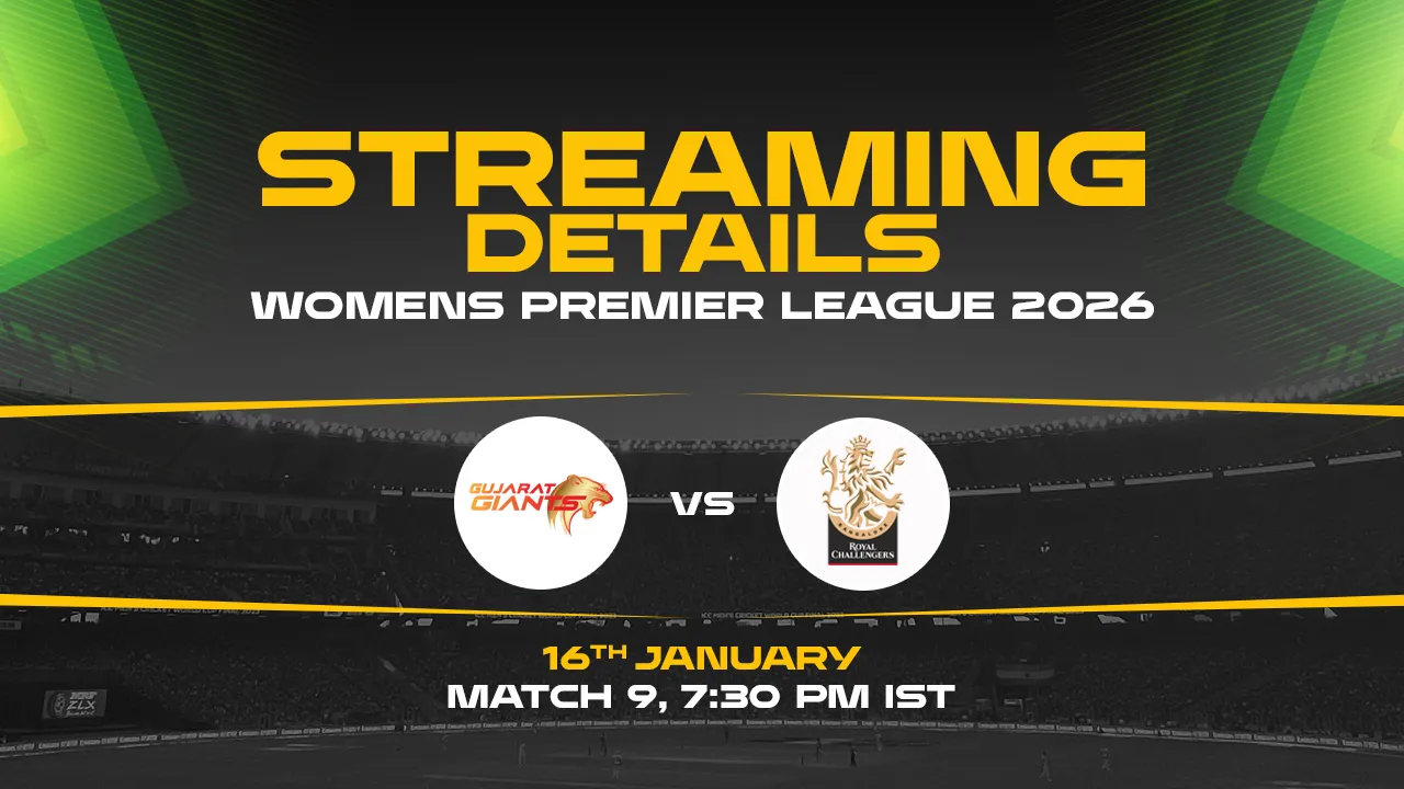 Live Streaming Gujarat Giants Women vs Royal Challengers Bengaluru Women,