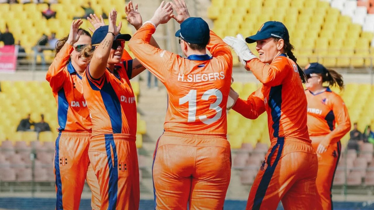 Watch: Netherlands Women celebration after qualifying for ICC Women's T20 World Cup 2026