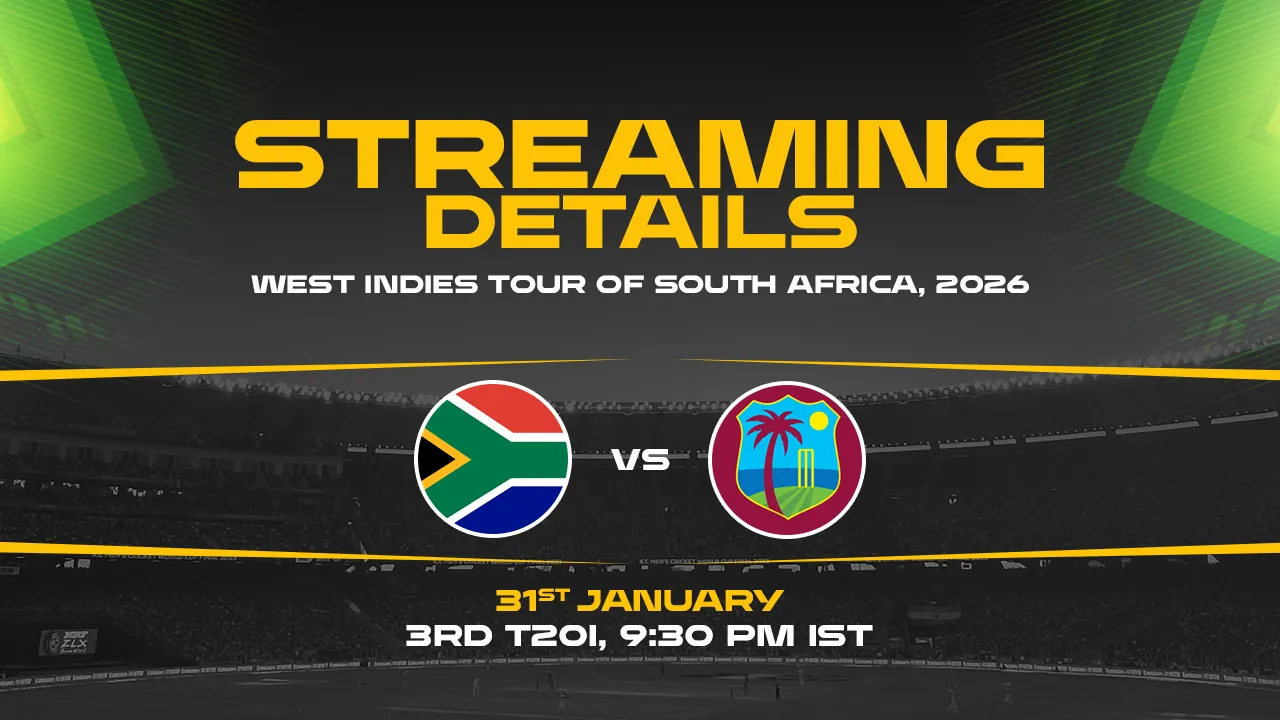 SA vs WI 3rd T20I Where To Watch Live